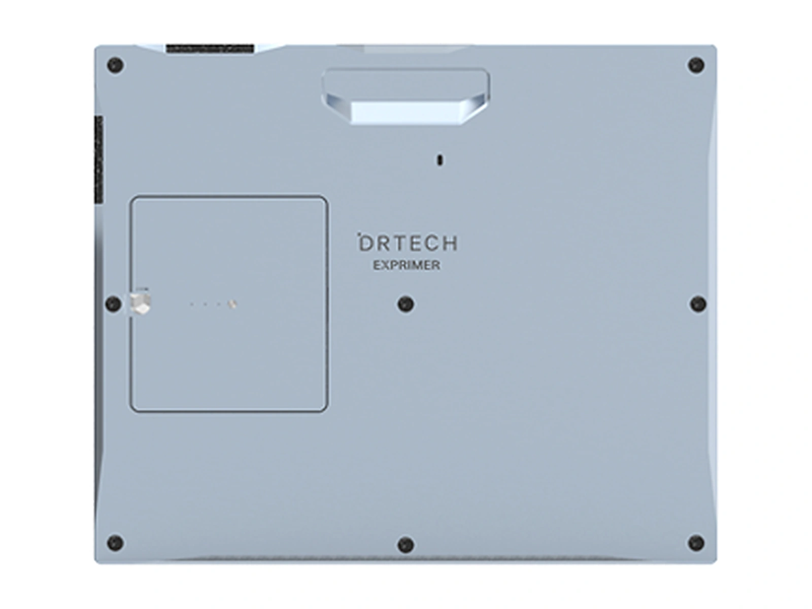Detector digital inalámbrico DRTECH EVS 3643W de 36 por 43 centímetros en vista frontal