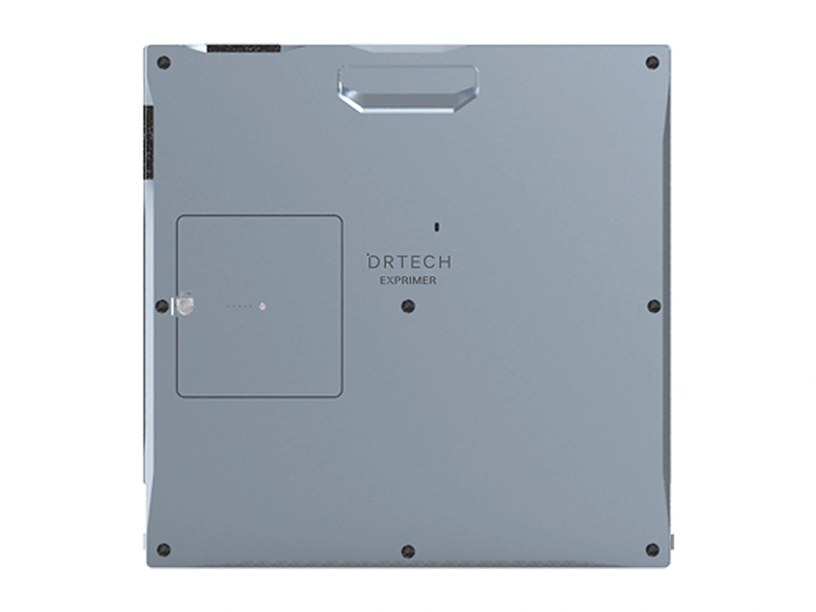 Detector digital inalámbrico DRTECH EVS 4343W de 43 por 43 centímetros en vista frontal